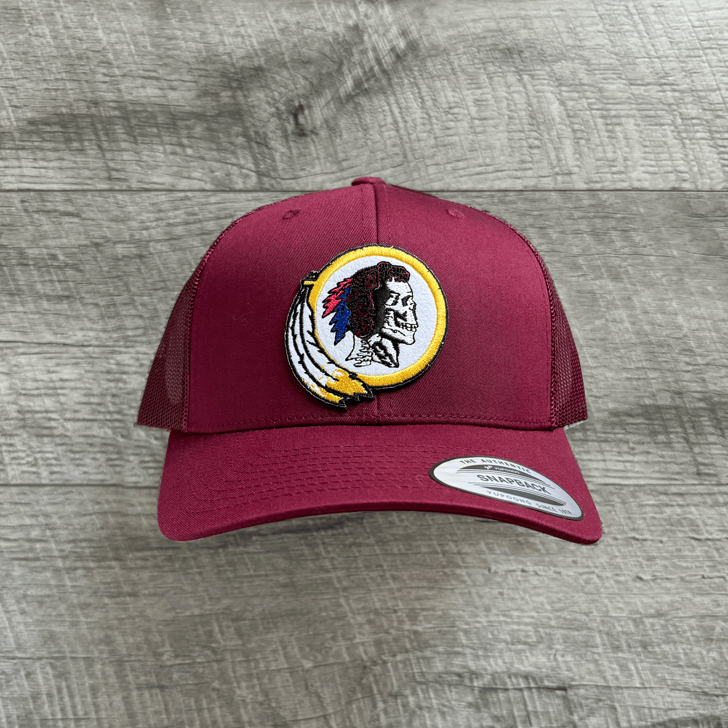 Dead / Washington Football Inspired Embroidered Patch Hat