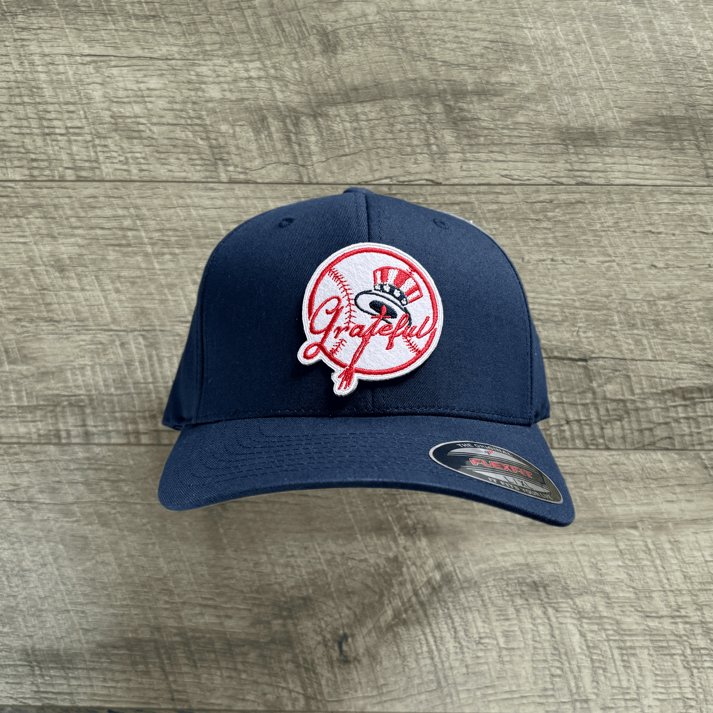Dead / New York Baseball Inspired Flexfit Patch Hat