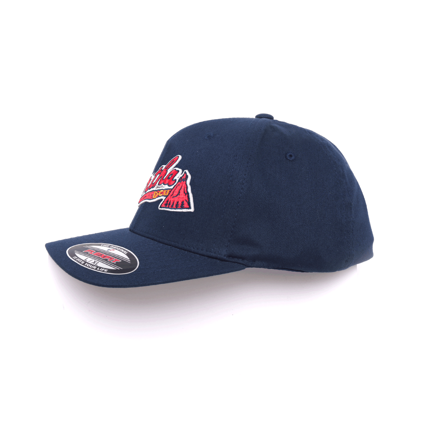 Dead / Atlanta Baseball Inspired Flexfit Embroidered Patch Hat