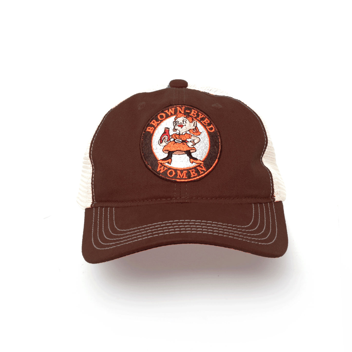 Dead / Cleveland Brown Eyed Woman Inspired Patch Hat