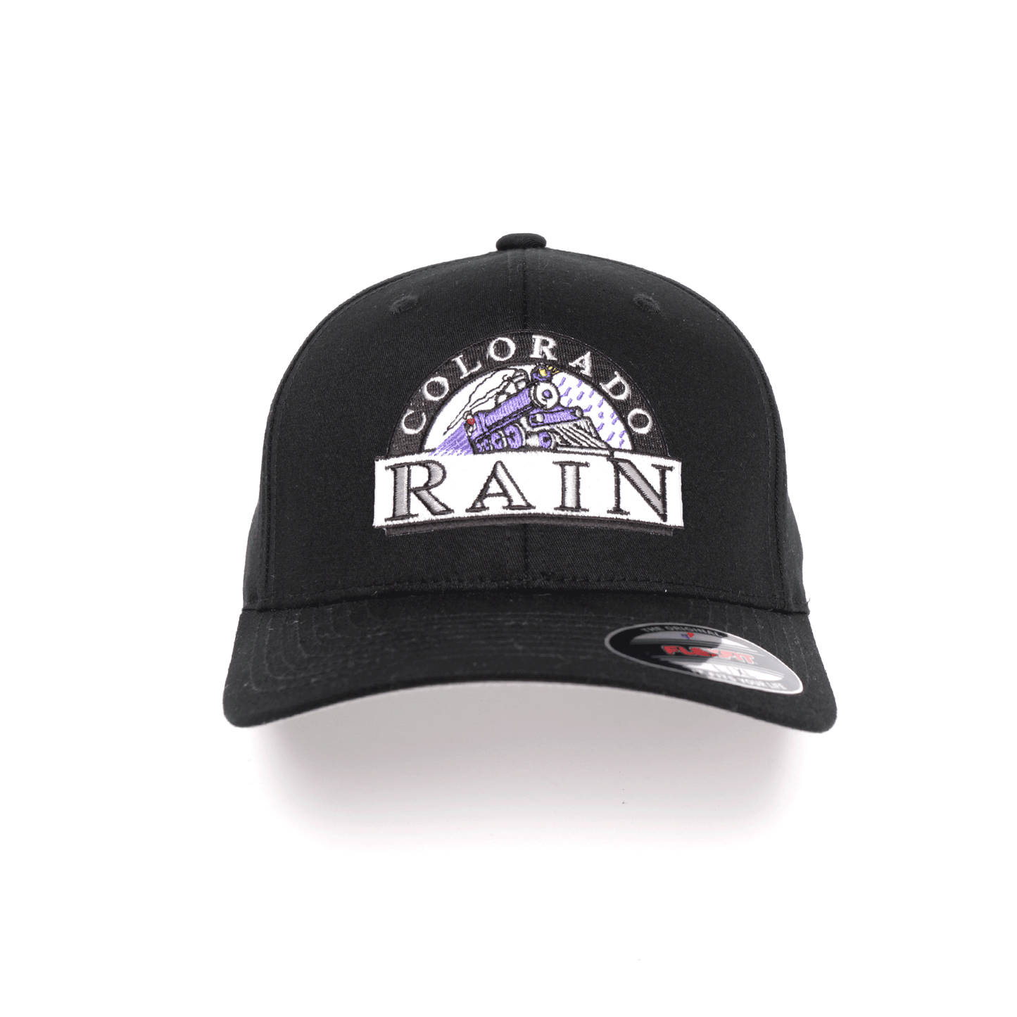 Dead / Colorado Rain Baseball Inspired Flexfit Embroidered Patch Hat