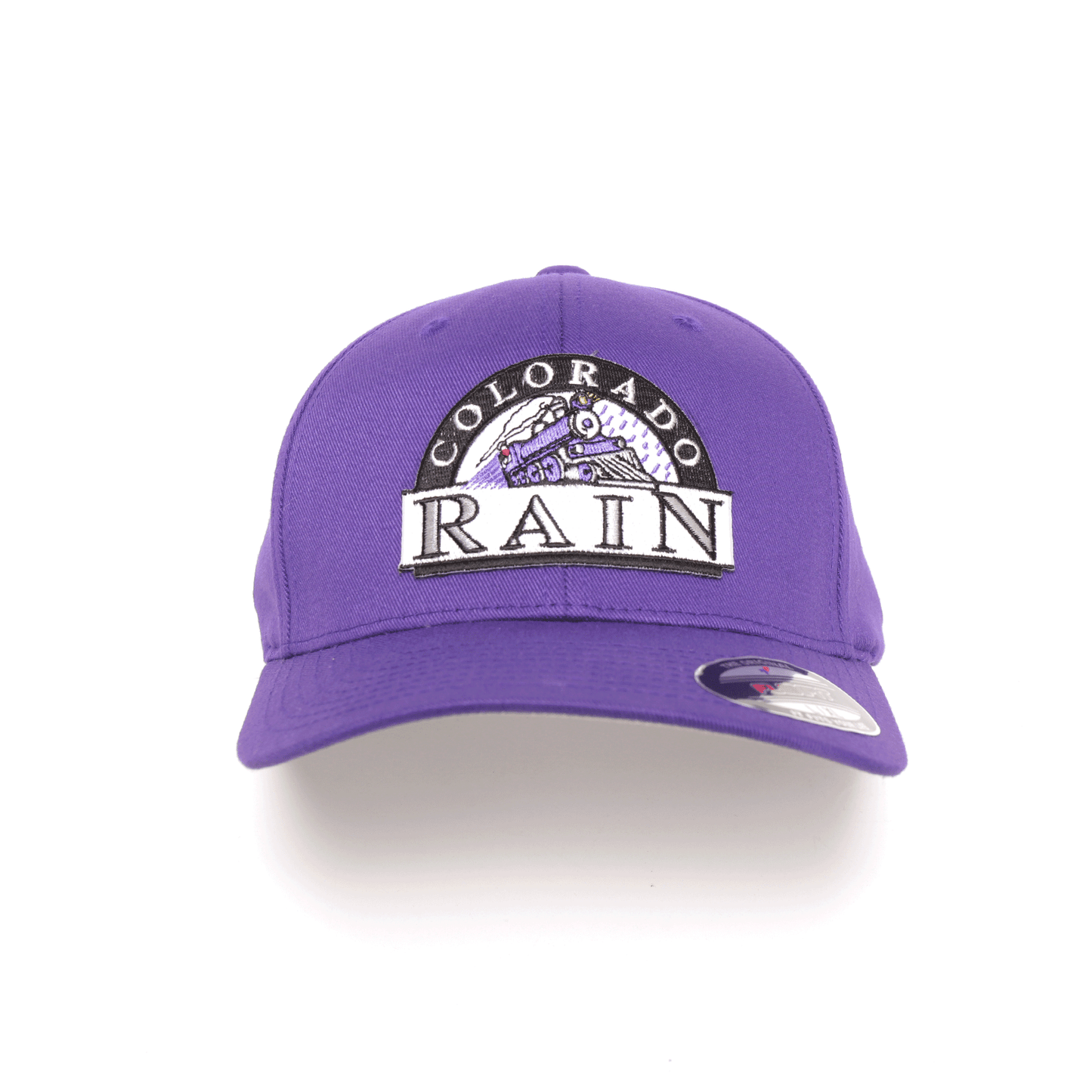Dead / Colorado Rain Baseball Inspired Flexfit Embroidered Patch Hat