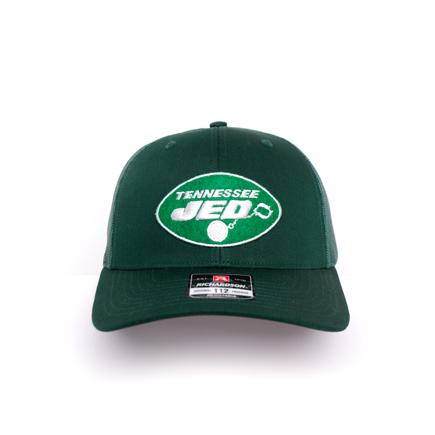 Dead / New York #2 Football Inspired Richardson 112 Embroidered Patch Hat