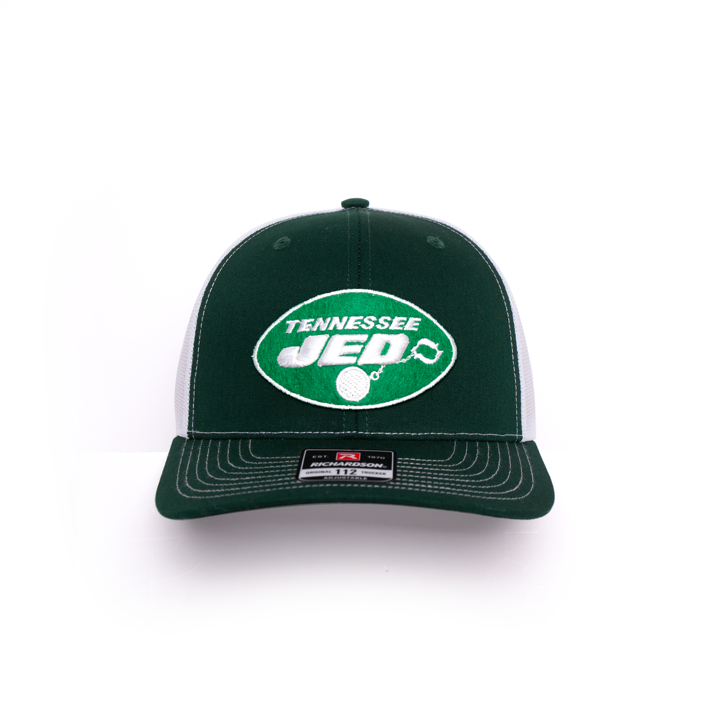 Dead / New York #2 Football Inspired Richardson 112 Embroidered Patch Hat
