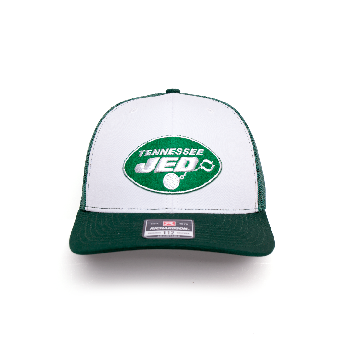 Dead / New York #2 Football Inspired Richardson 112 Embroidered Patch Hat