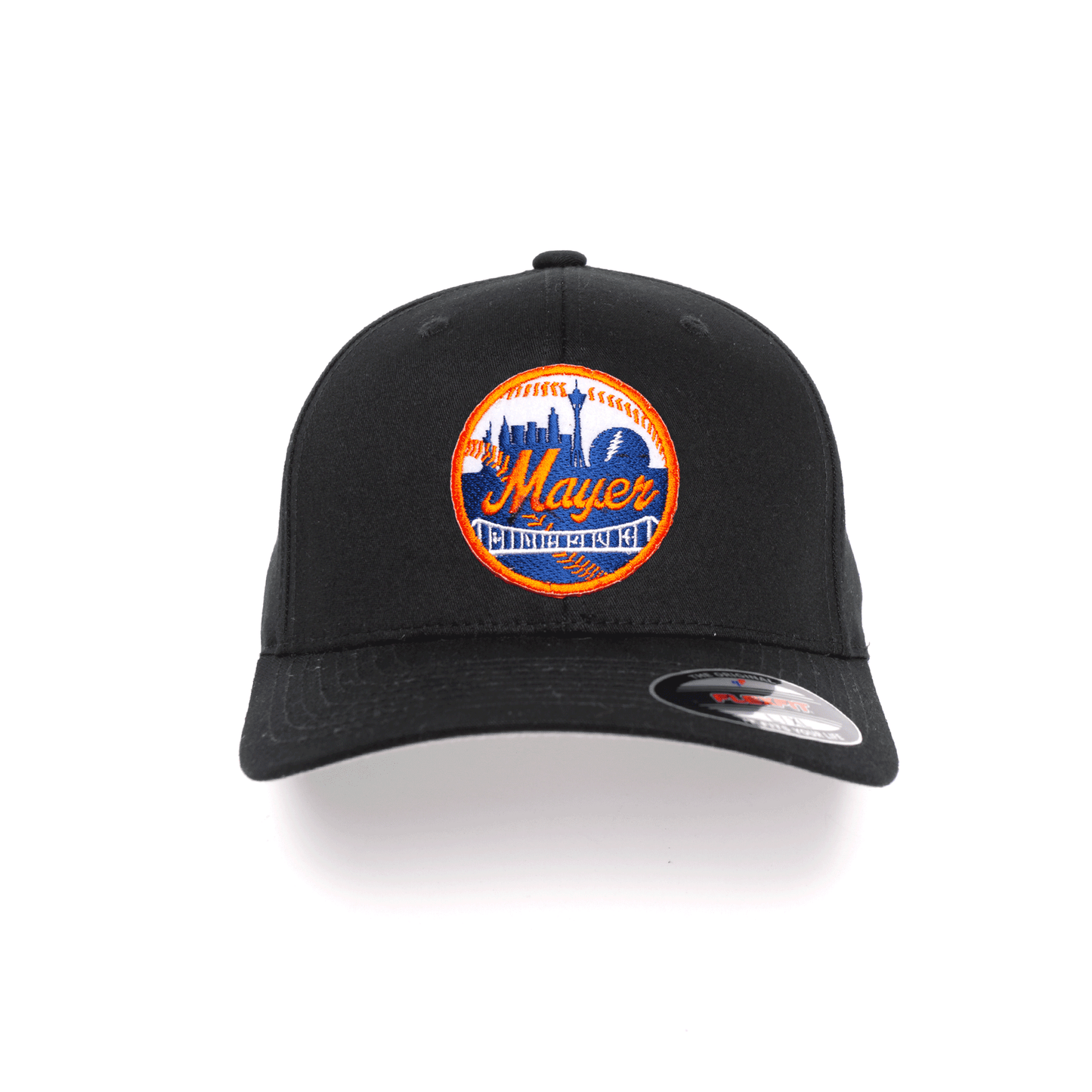 Dead / New York #2 Baseball Inspired Flexfit Embroidered Patch Hat