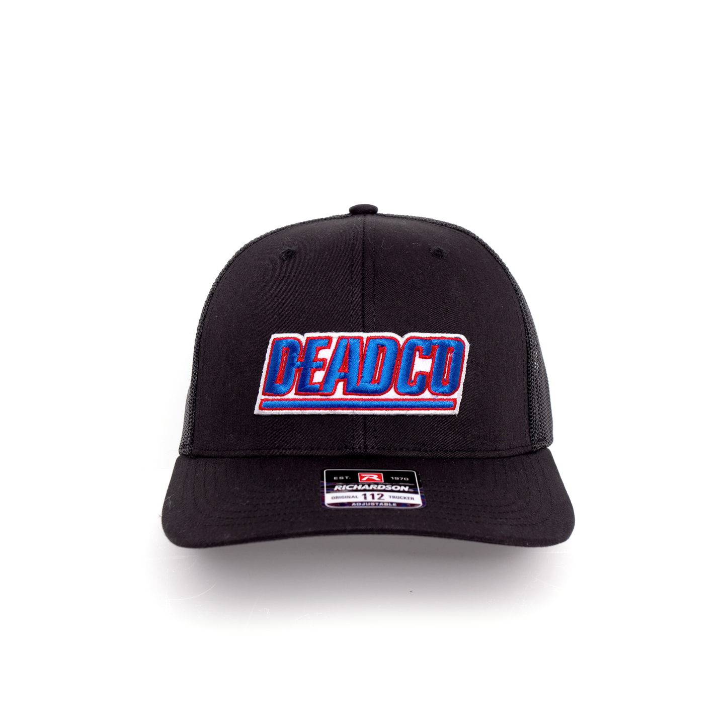 Dead / New York #1 Football Inspired Richardson 112 Embroidered Patch Hat
