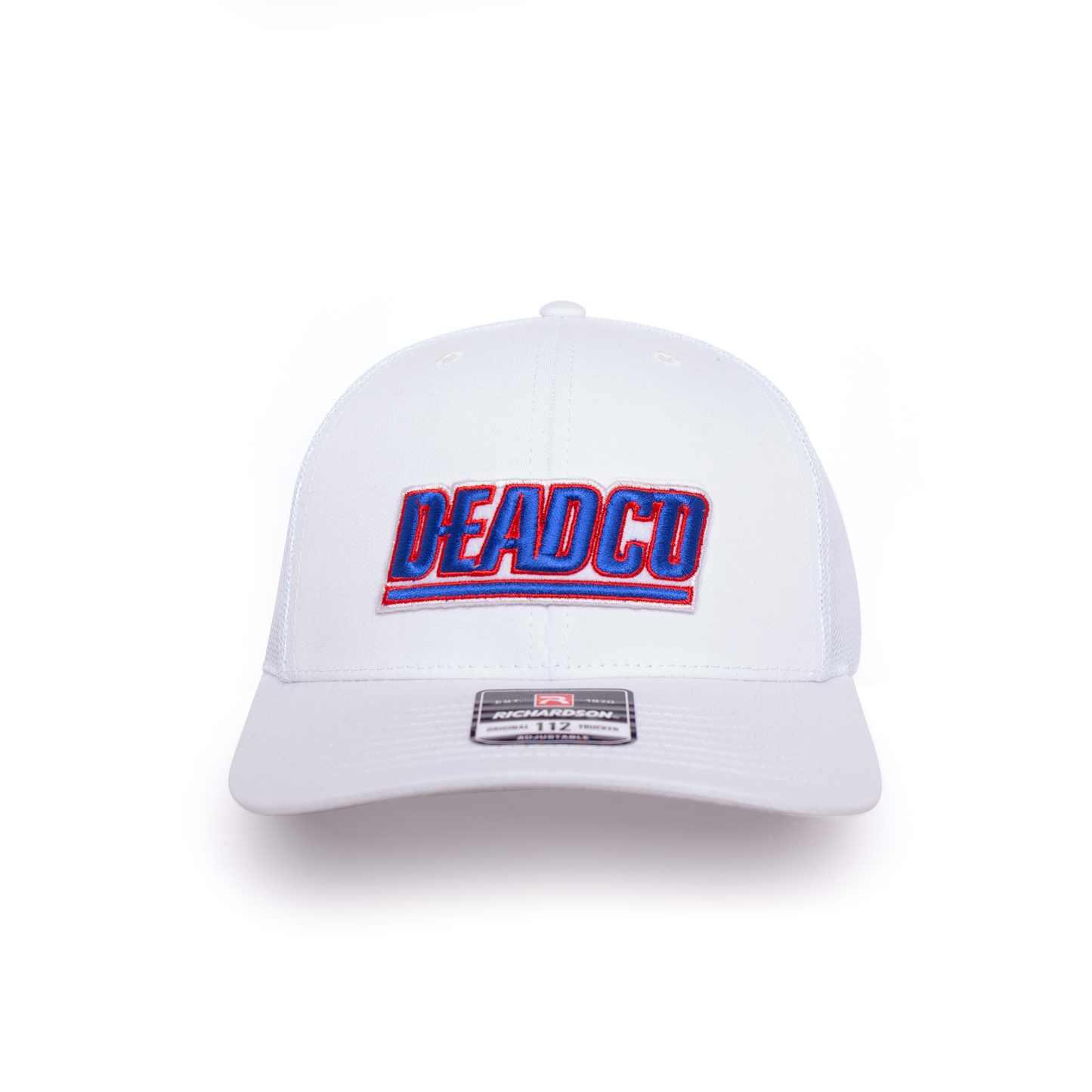 Dead / New York #1 Football Inspired Richardson 112 Embroidered Patch Hat
