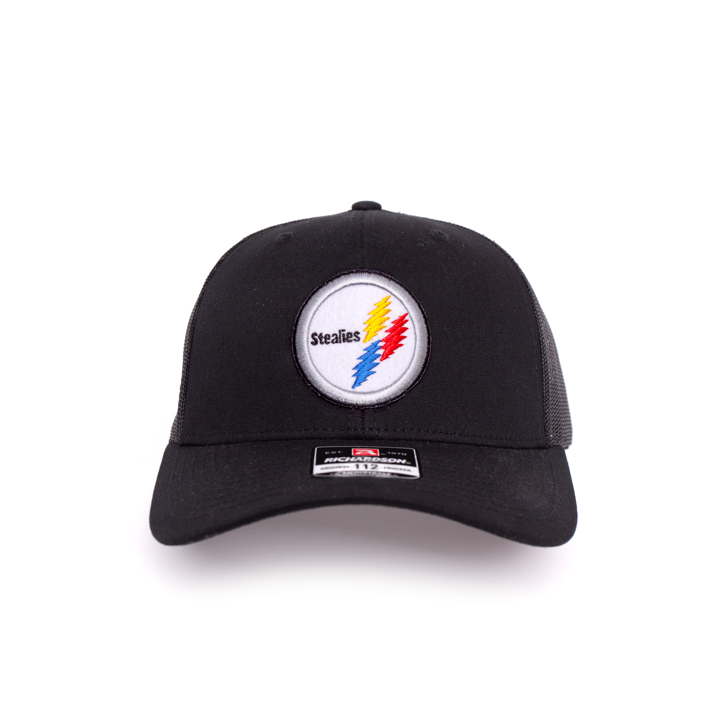 Dead / Pittsburgh Football Inspired Richardson 112 Embroidered Patch Hat