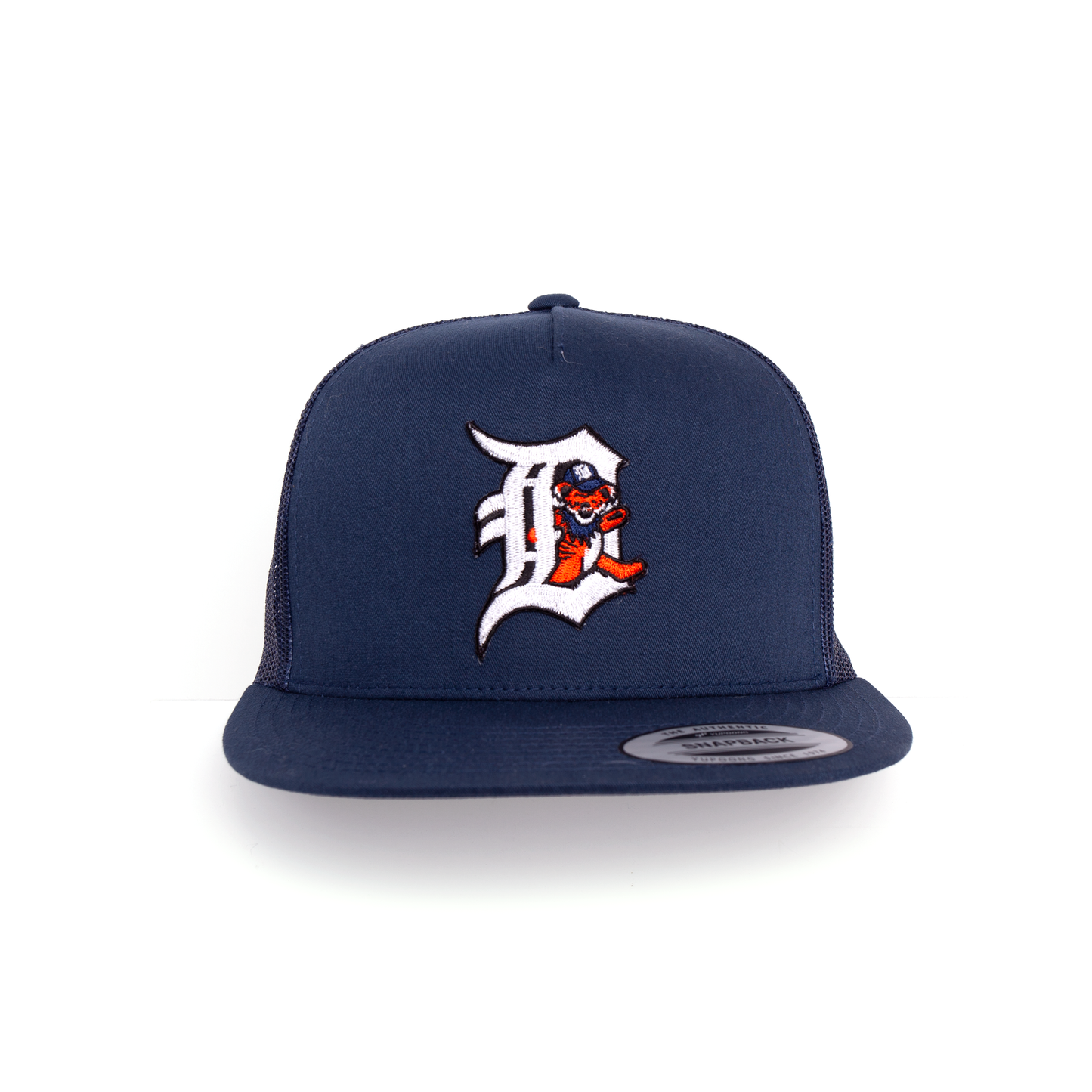 Dead / Detroit Baseball Inspired 5 Panel Embroidered Patch Hat