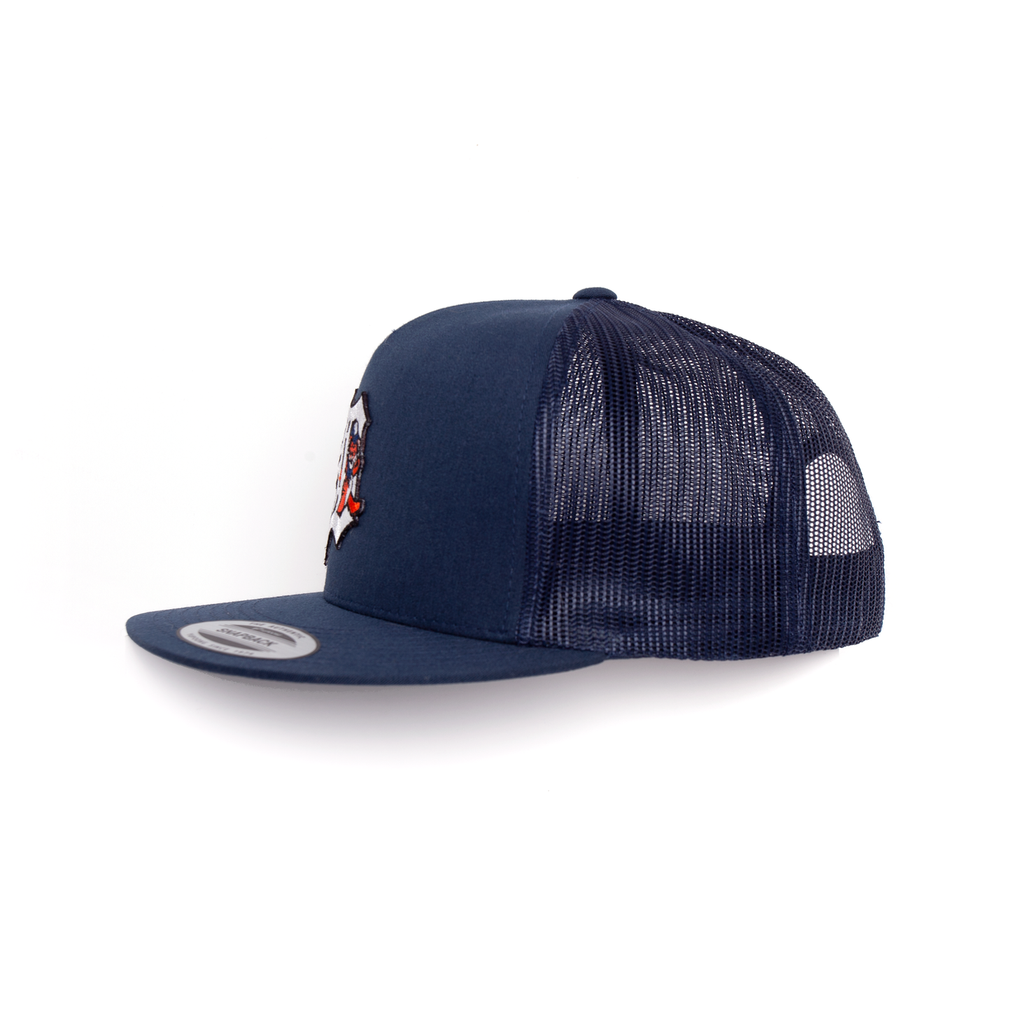Dead / Detroit Baseball Inspired 5 Panel Embroidered Patch Hat