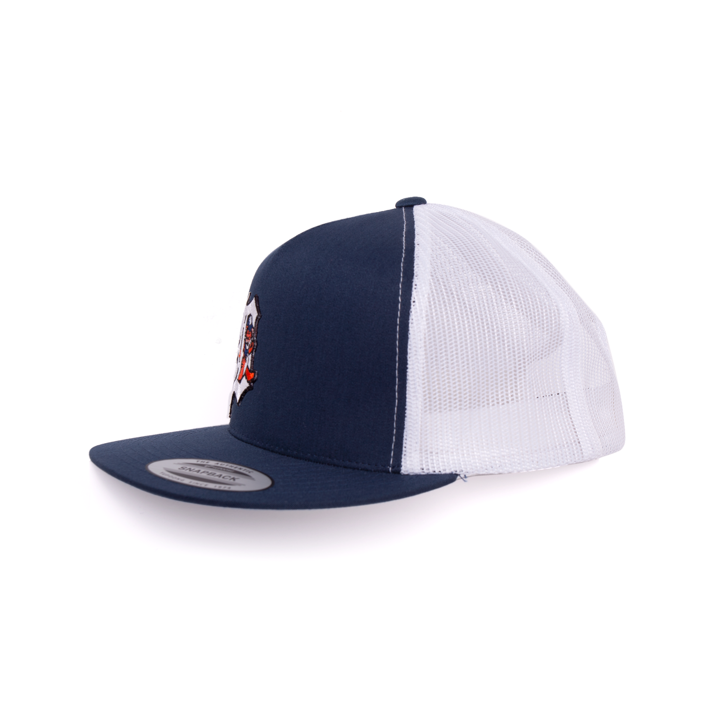 Dead / Detroit Baseball Inspired 5 Panel Embroidered Patch Hat