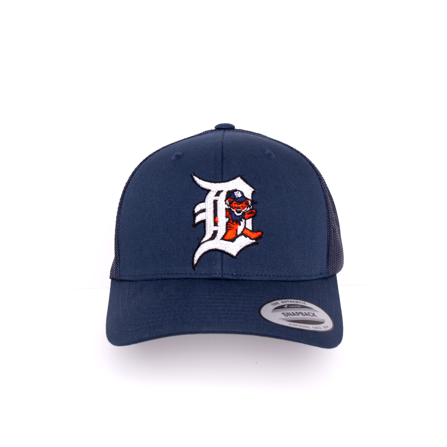 Dead / Detroit Baseball Inspired Embroidered Patch Hat