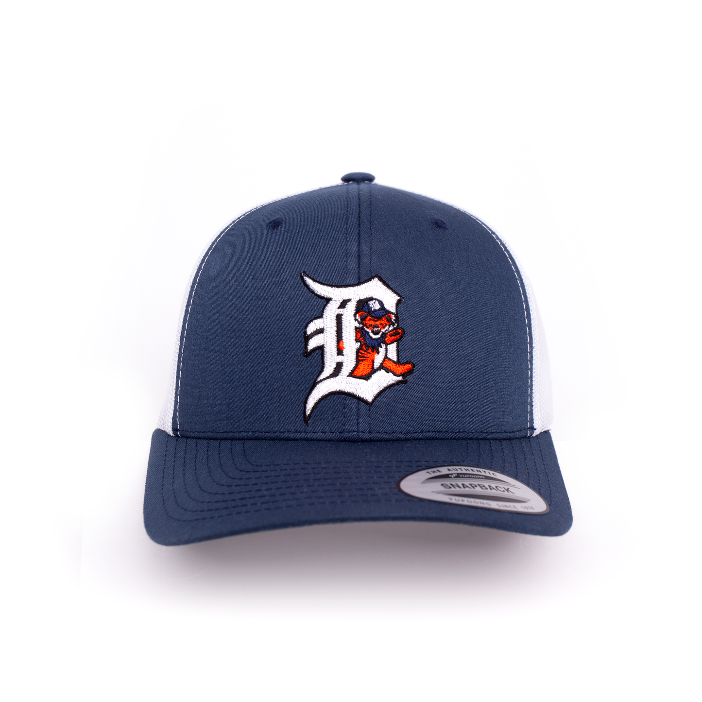 Dead / Detroit Baseball Inspired Embroidered Patch Hat