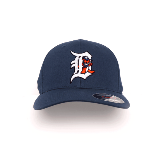 Dead / Detroit Baseball Inspired Flexfit Embroidered Patch Hat