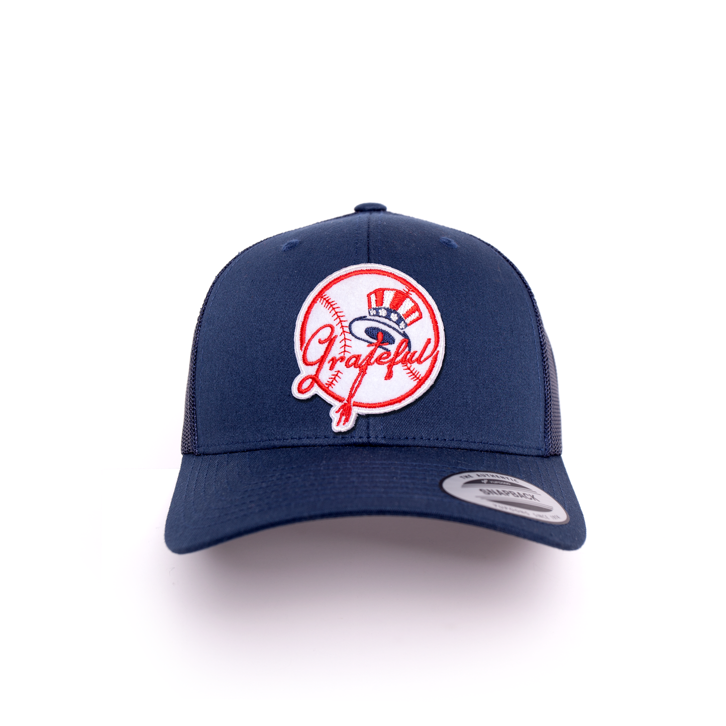Dead / New York Baseball Inspired Embroidered Patch Hat