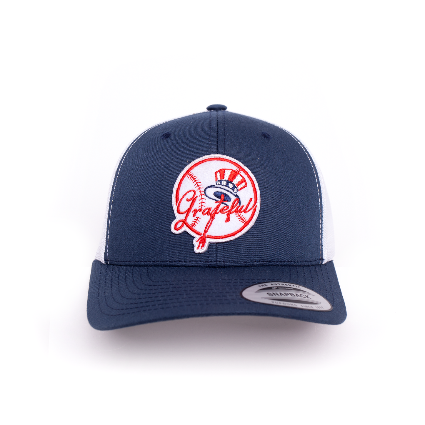 Dead / New York Baseball Inspired Embroidered Patch Hat