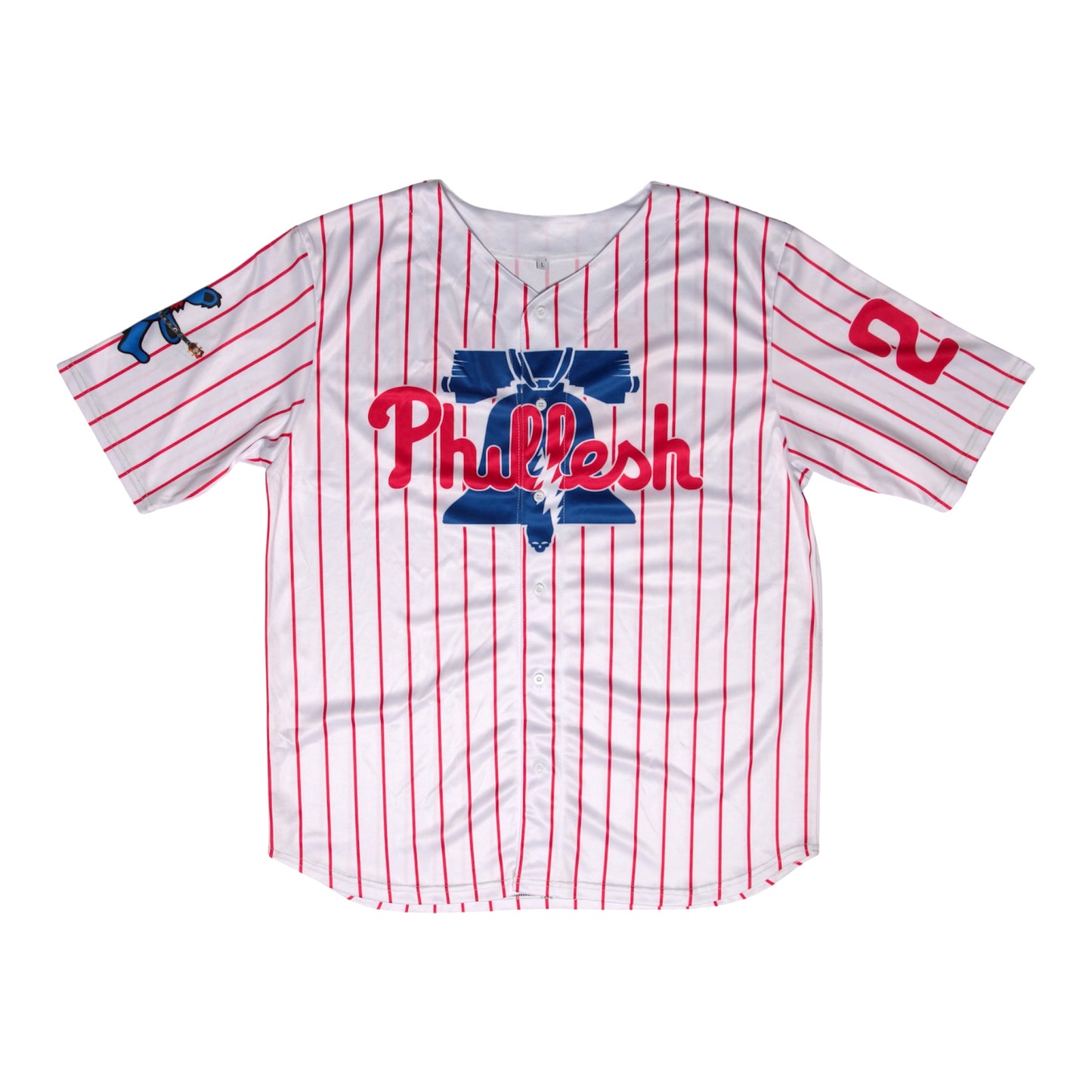 Dead Inspired Phillies / Phil Lesh Baseball Jerseys