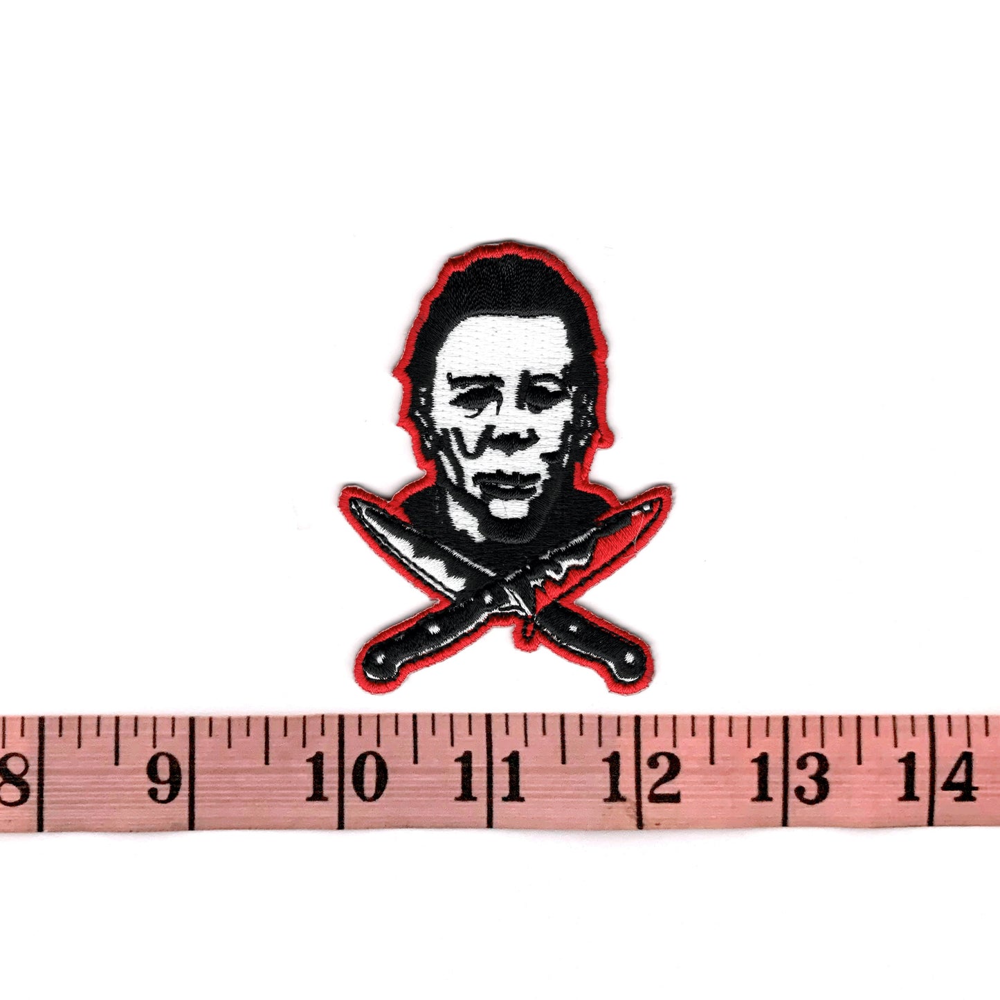Michael Myers Crossed Knives - Halloween Embroidered Patch