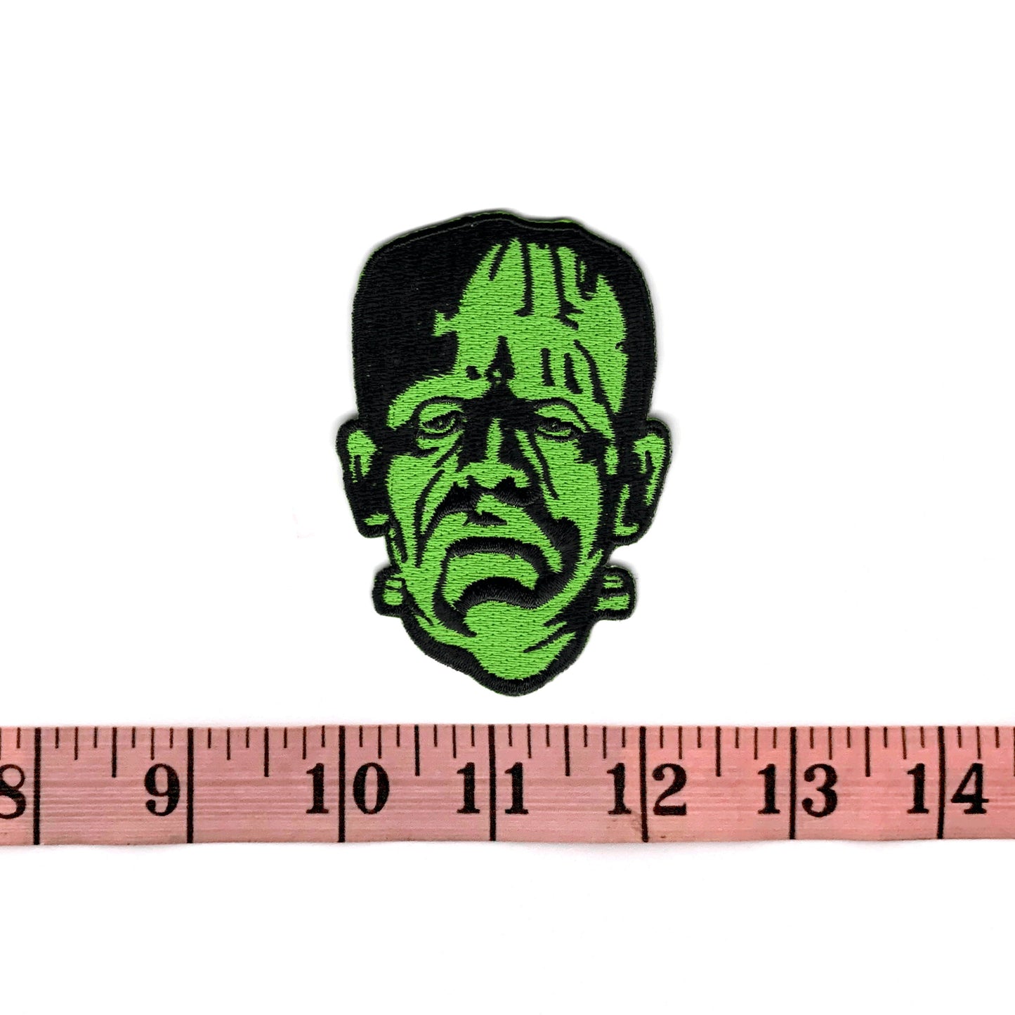 Frankenstein Head Embroidered Patch