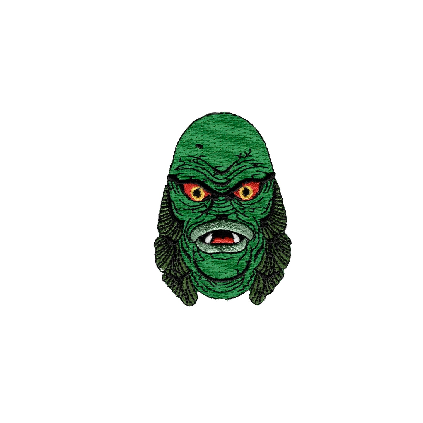 Creature Head Embroidered Patch