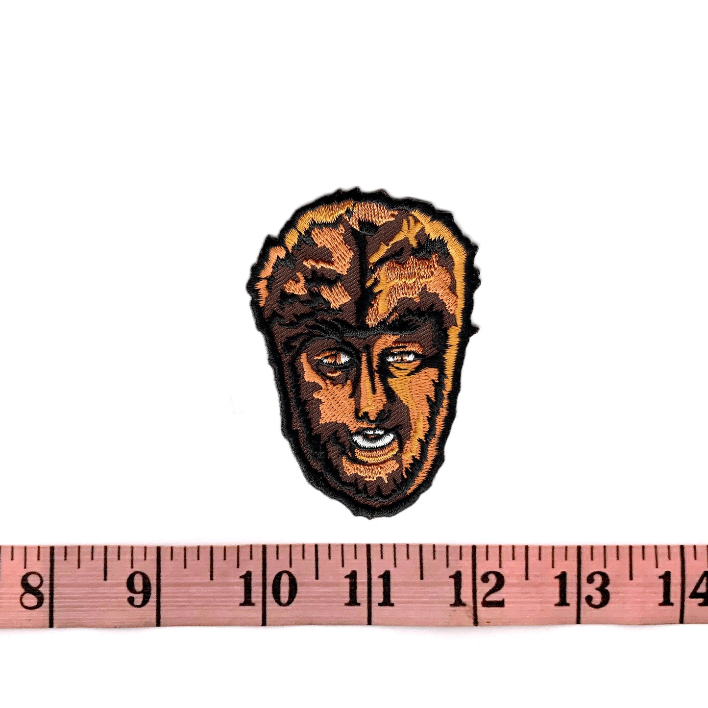 Wolfman Head Embroidered Patch