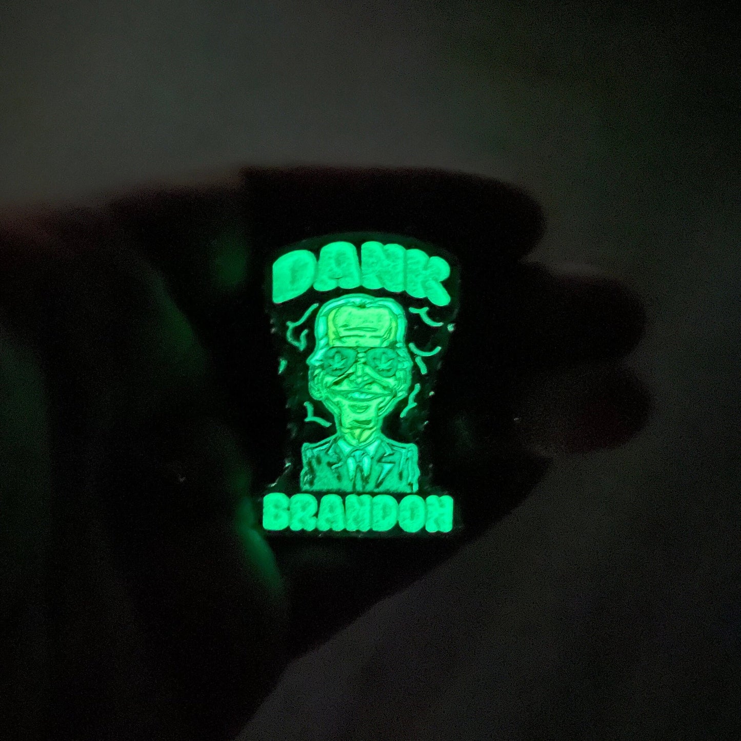 Dank Brandon Glow in the Dark Enamel Pin