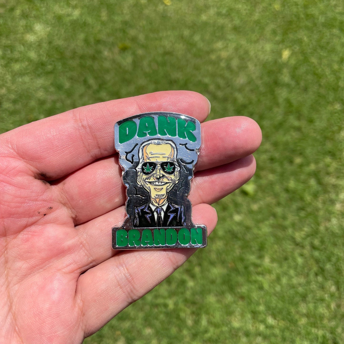 Dank Brandon Glow in the Dark Enamel Pin