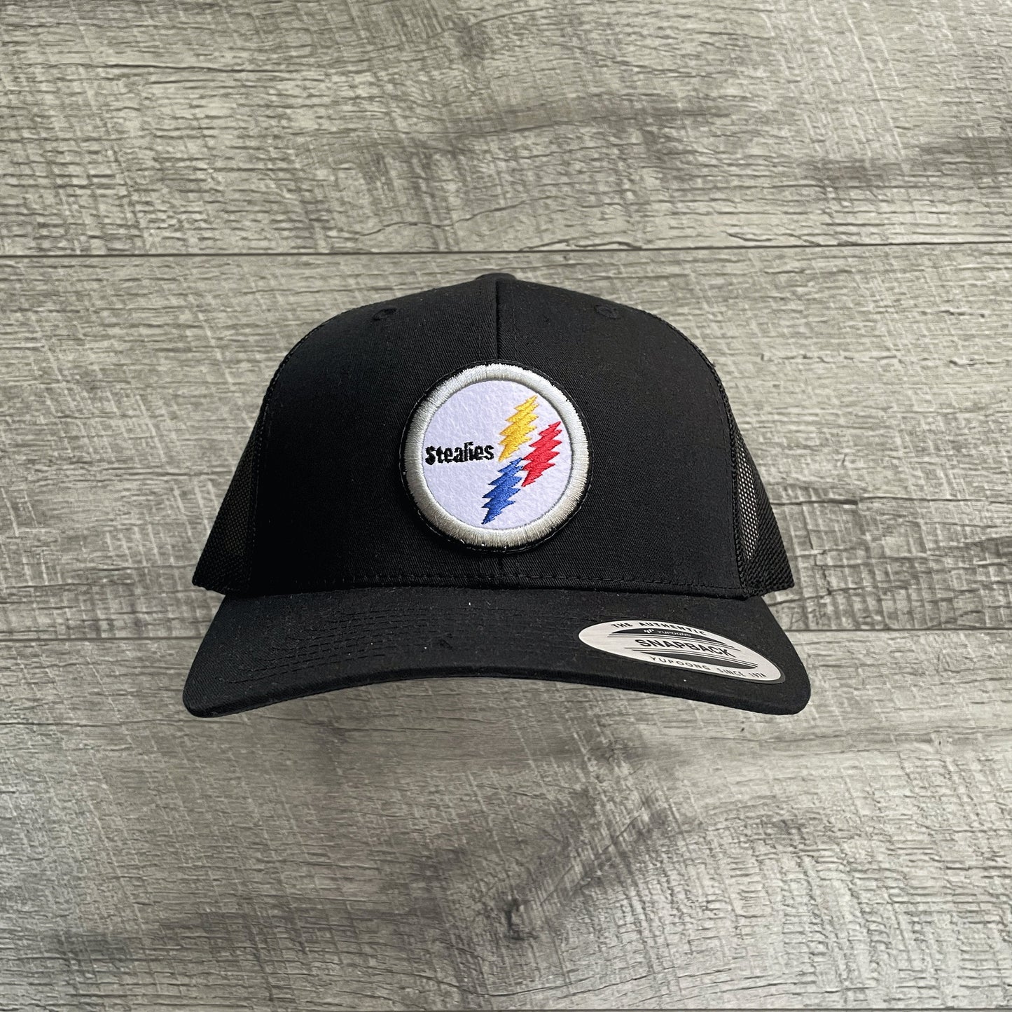 Dead / Pittsburgh Football Inspired Embroidered Patch Hat