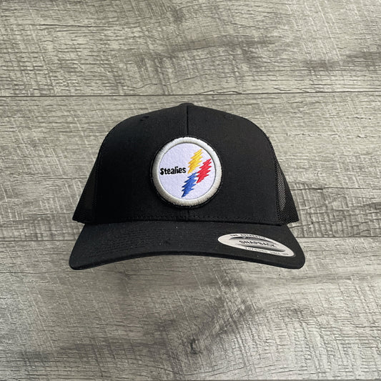 Dead / Pittsburgh Football Inspired Embroidered Patch Hat