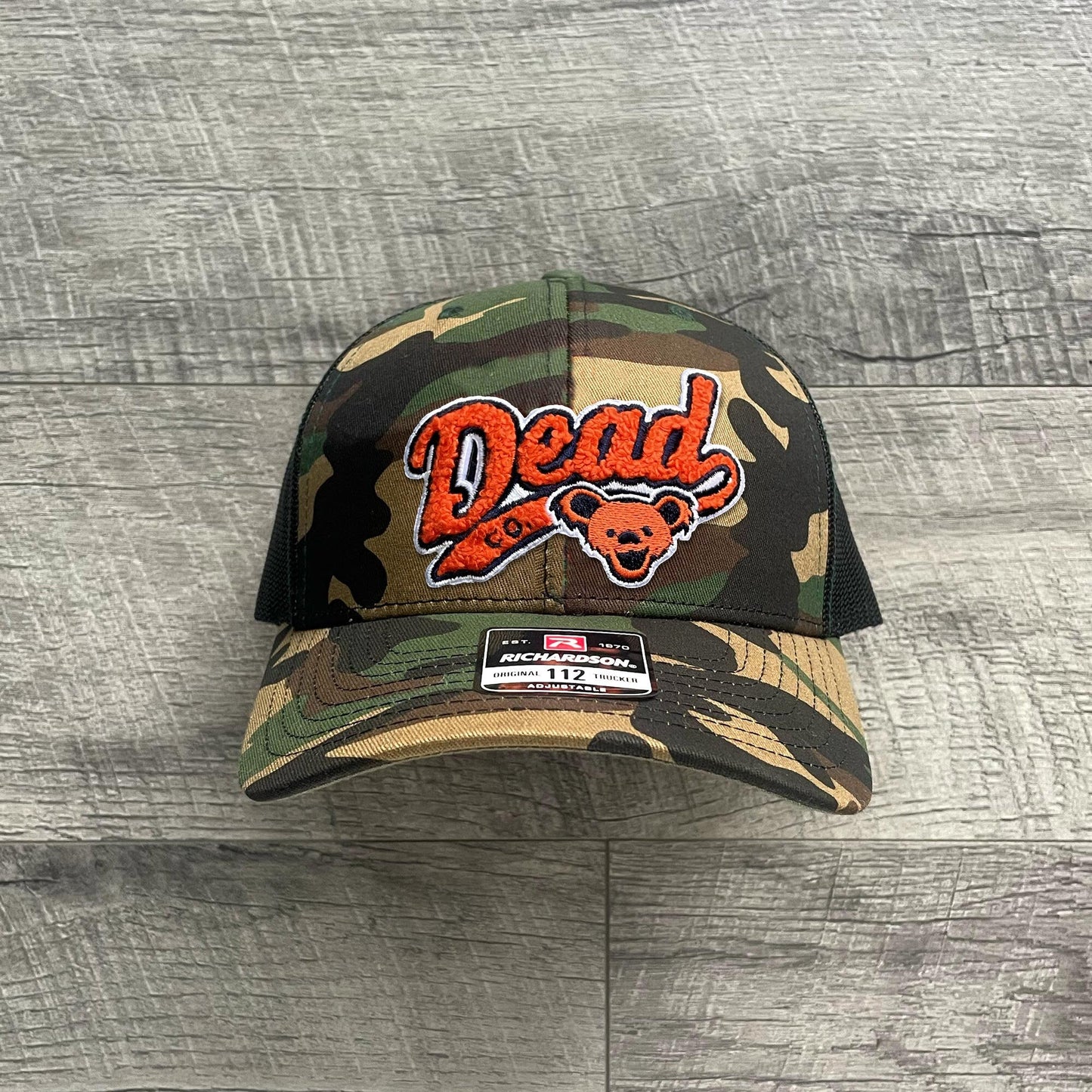 Dead / Chicago OG Football Inspired Richardson 112 Chenille Patch Hat