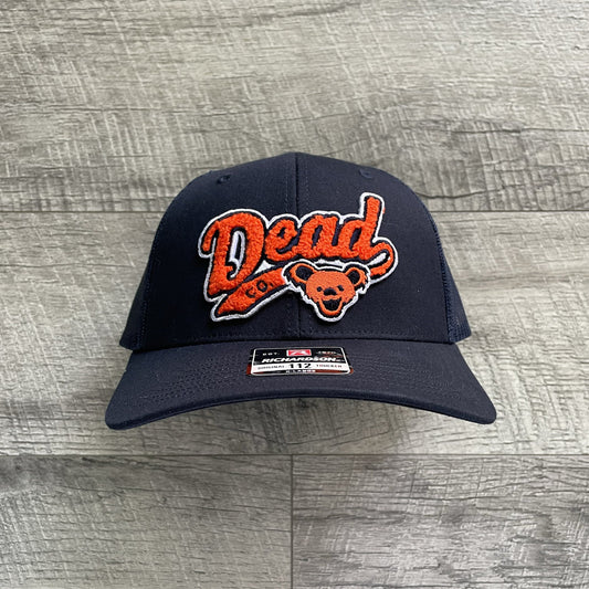 Dead / Chicago OG Football Inspired Richardson 112 Chenille Patch Hat