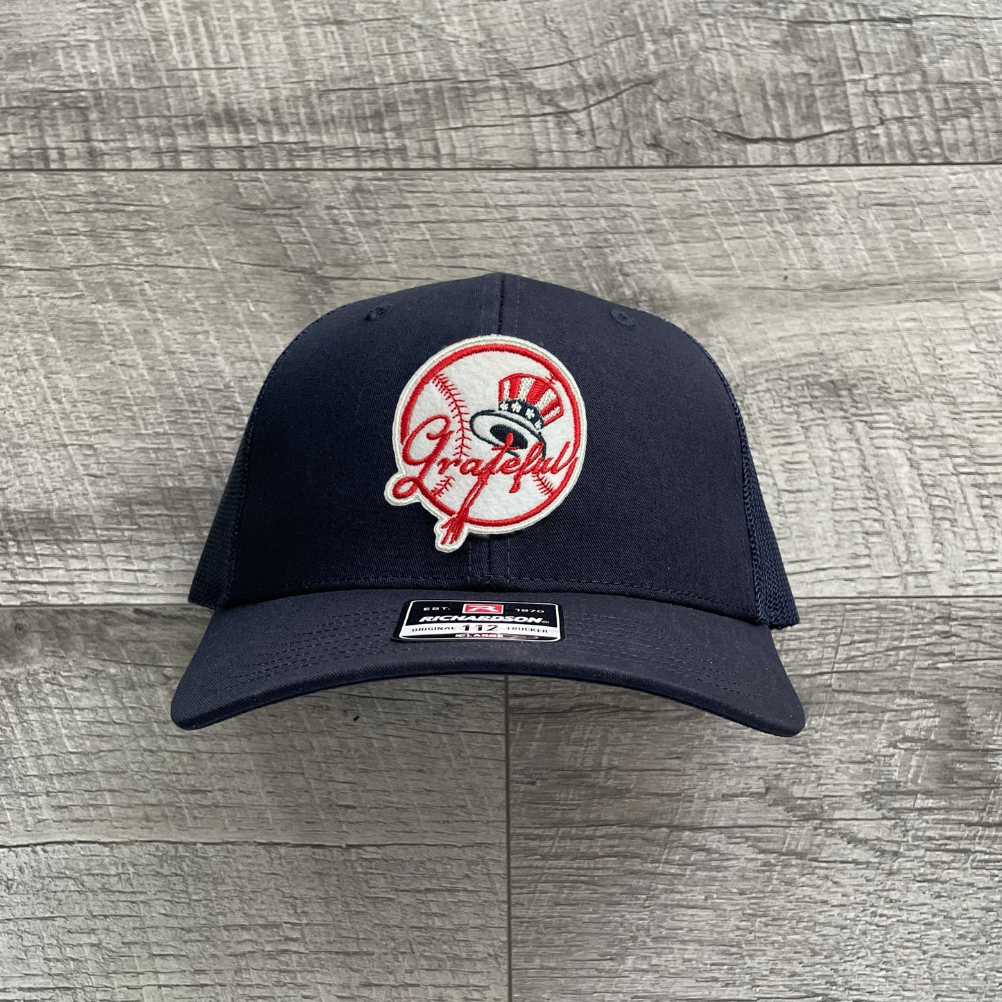 Dead / New York Baseball Inspired Richardson 112 Patch Hat