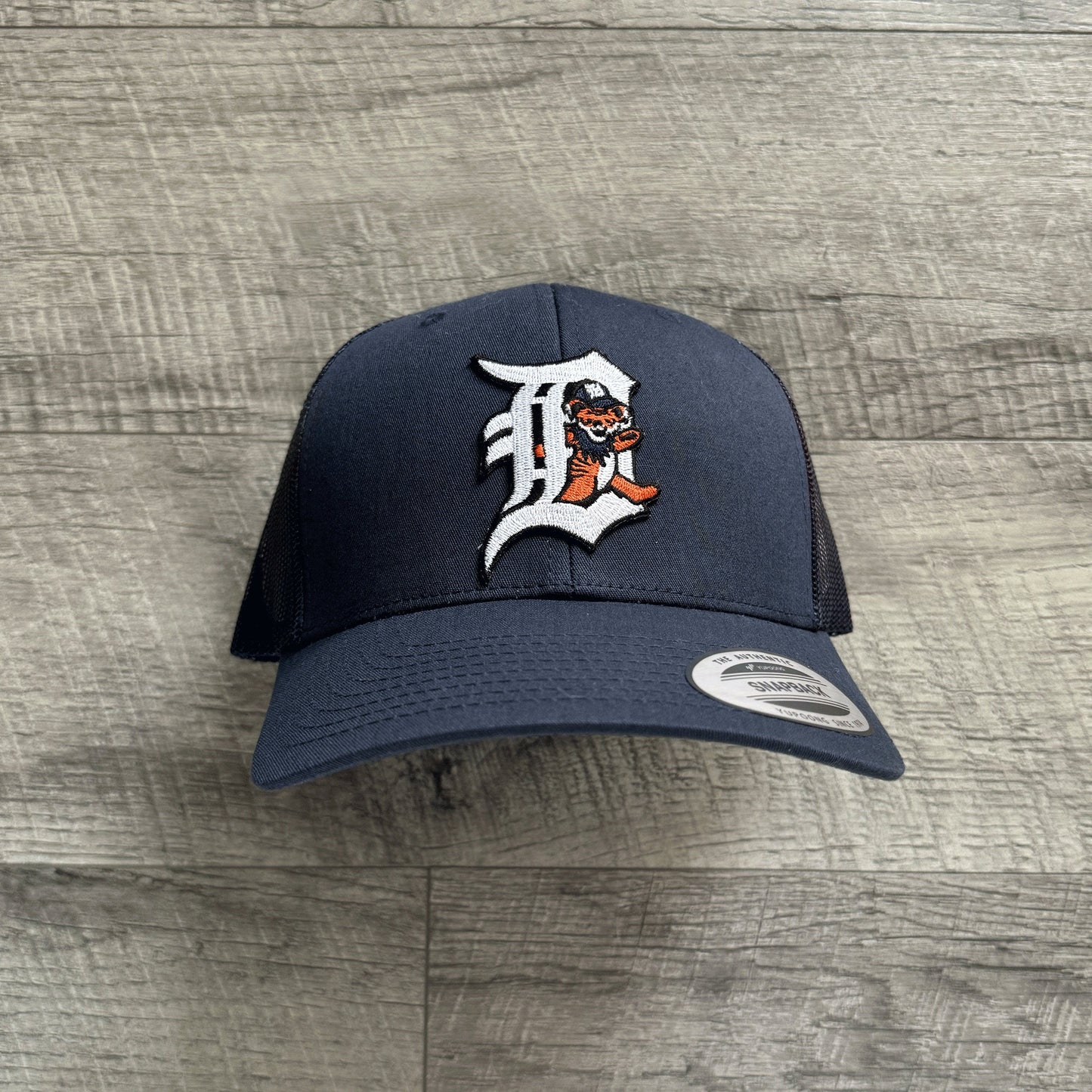 Dead / Detroit Baseball Inspired Embroidered Patch Hat