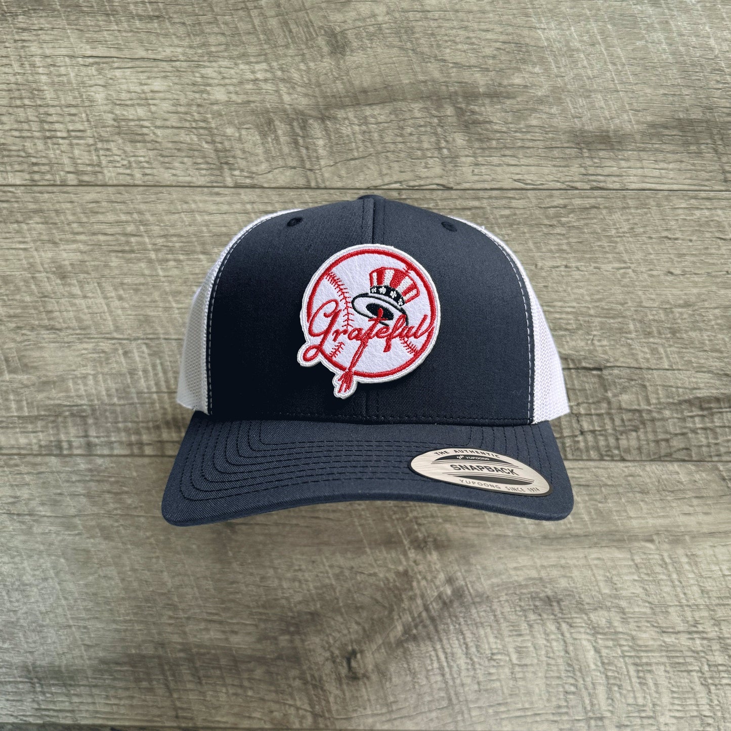 Dead / New York Baseball Inspired Embroidered Patch Hat