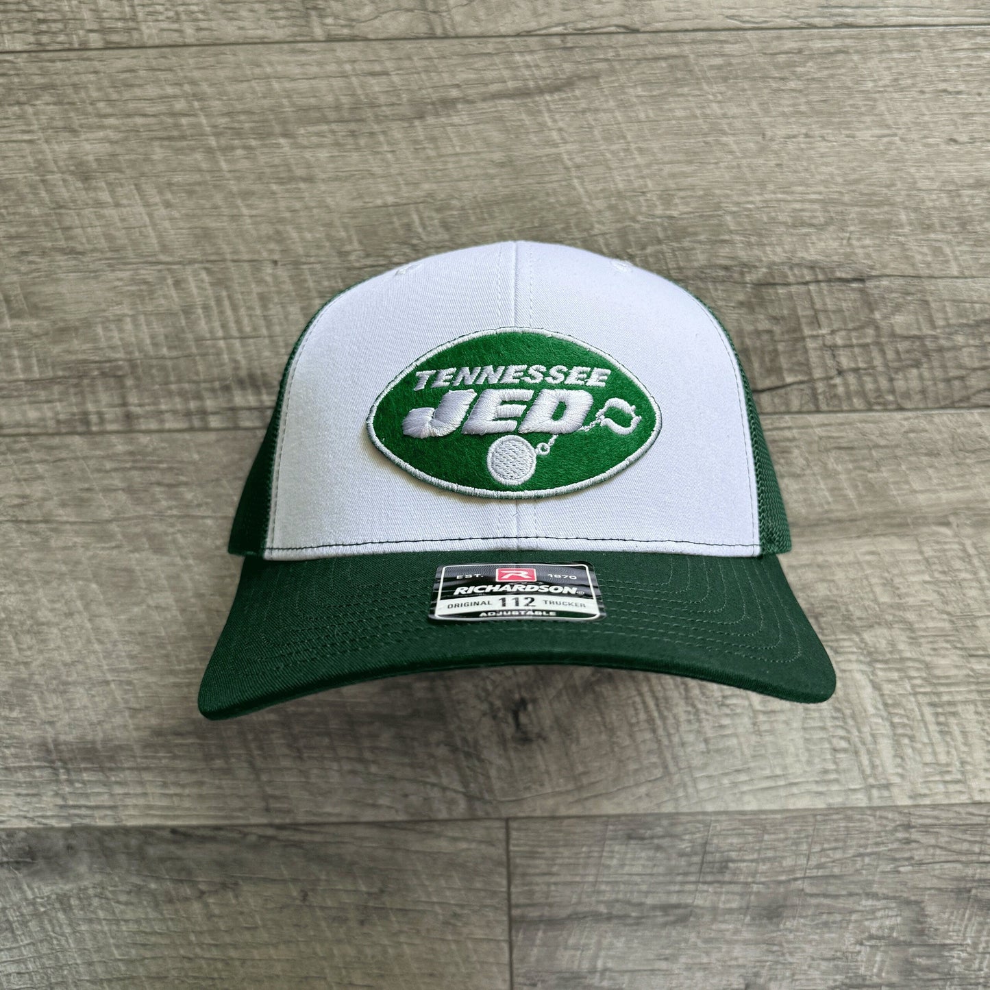 Dead / New York #2 Football Inspired Richardson 112 Embroidered Patch Hat