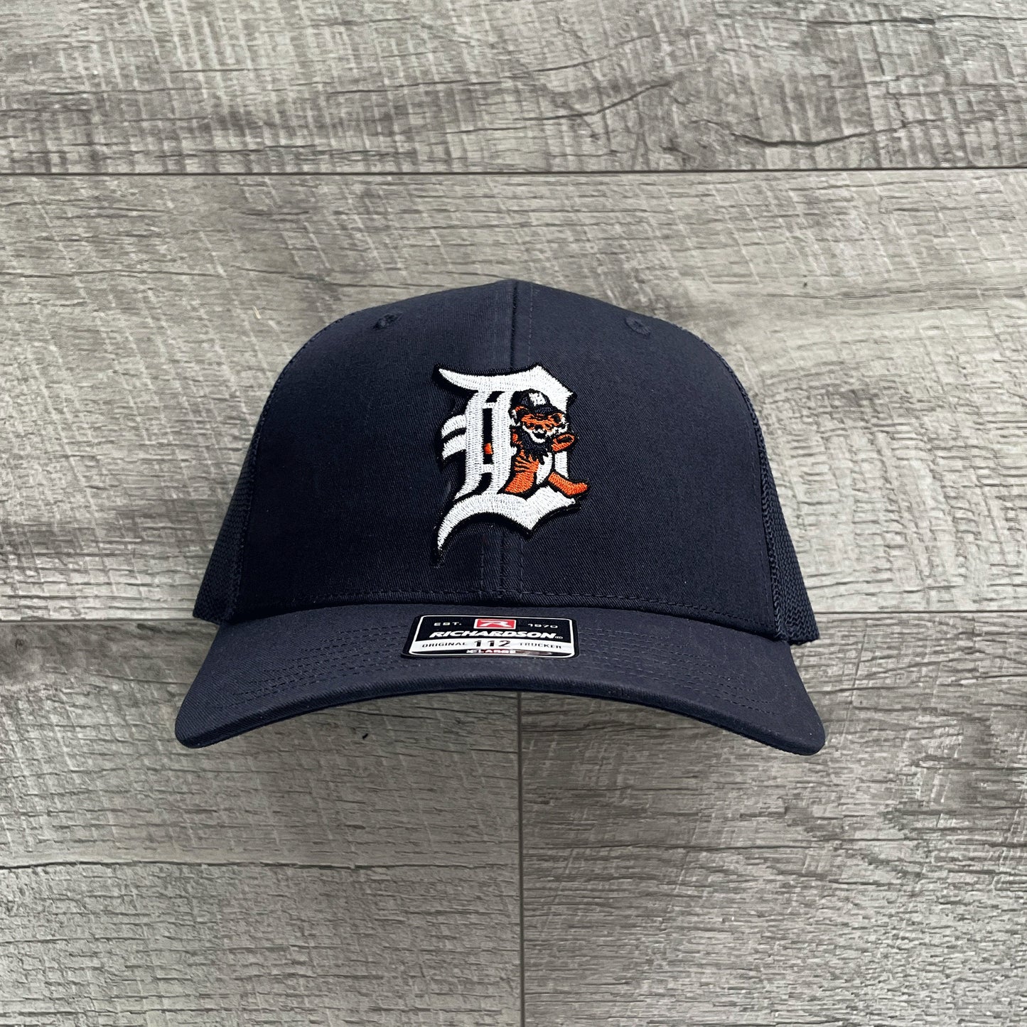 Dead / Detroit Baseball Inspired Richardson 112 Embroidered Patch Hat