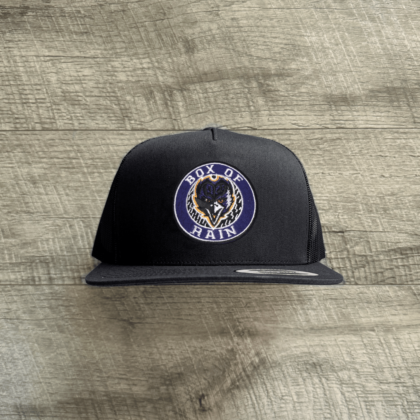 Dead / Baltimore / Box of Rain Football Inspired 5 Panel Patch Hat