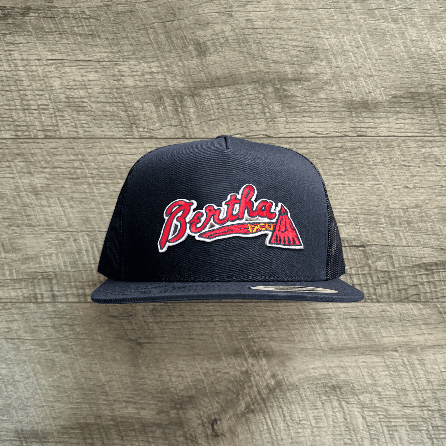 Dead / Atlanta / Bertha Baseball 5 Panel Patch Hat