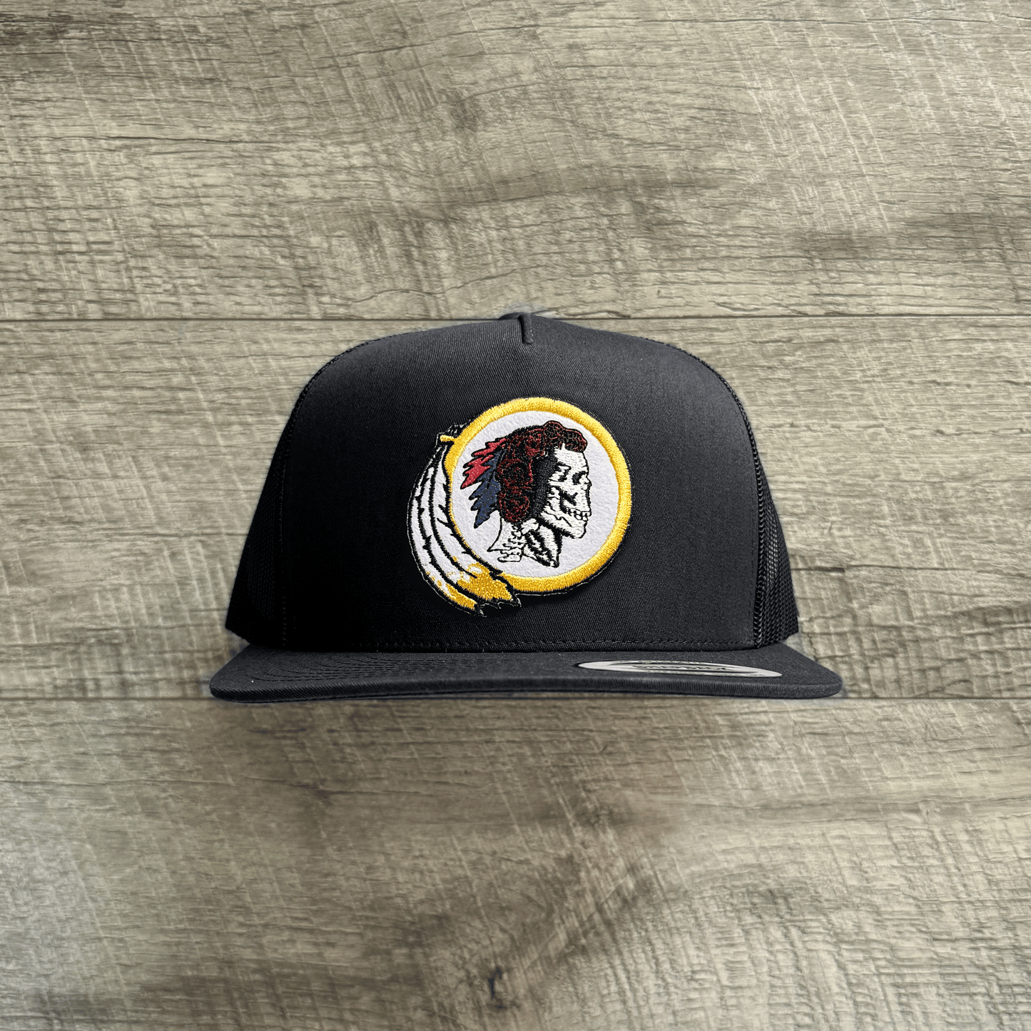 Dead / Washington Football Inspired 5 Panel Patch Hat