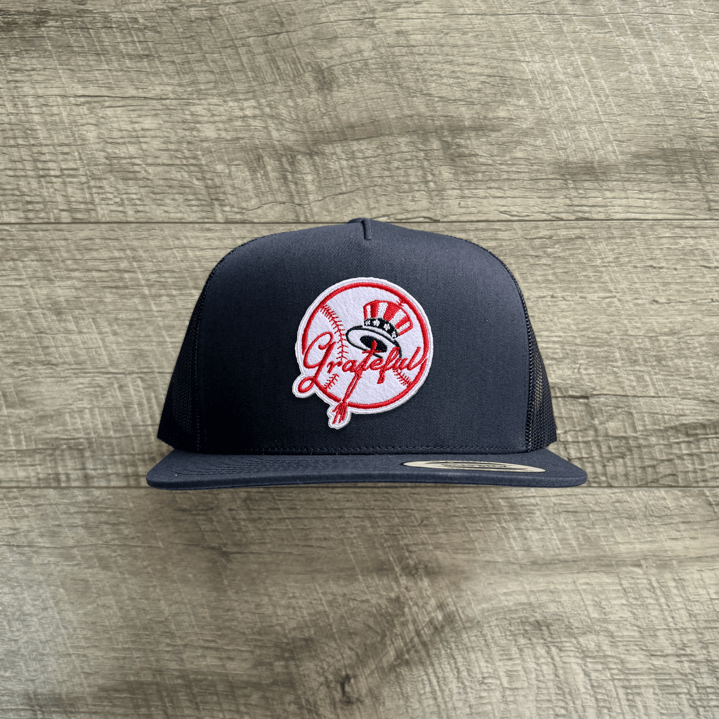 Dead / New York Baseball 5 Panel Patch Hat