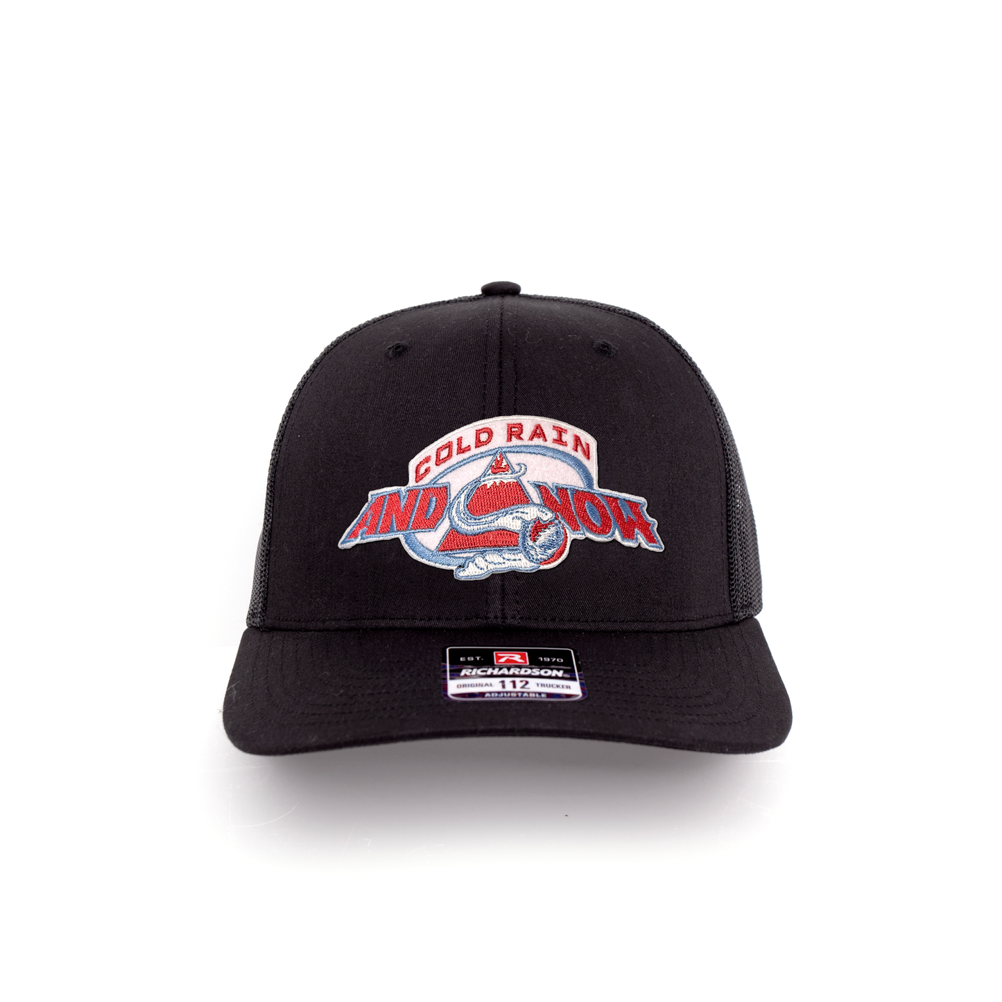 Dead / Colorado / Cold Rain & Snow Hockey Inspired Richardson 112 Embroidered Patch Hat