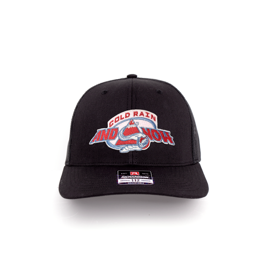 Dead / Colorado / Cold Rain & Snow Hockey Inspired Richardson 112 Embroidered Patch Hat