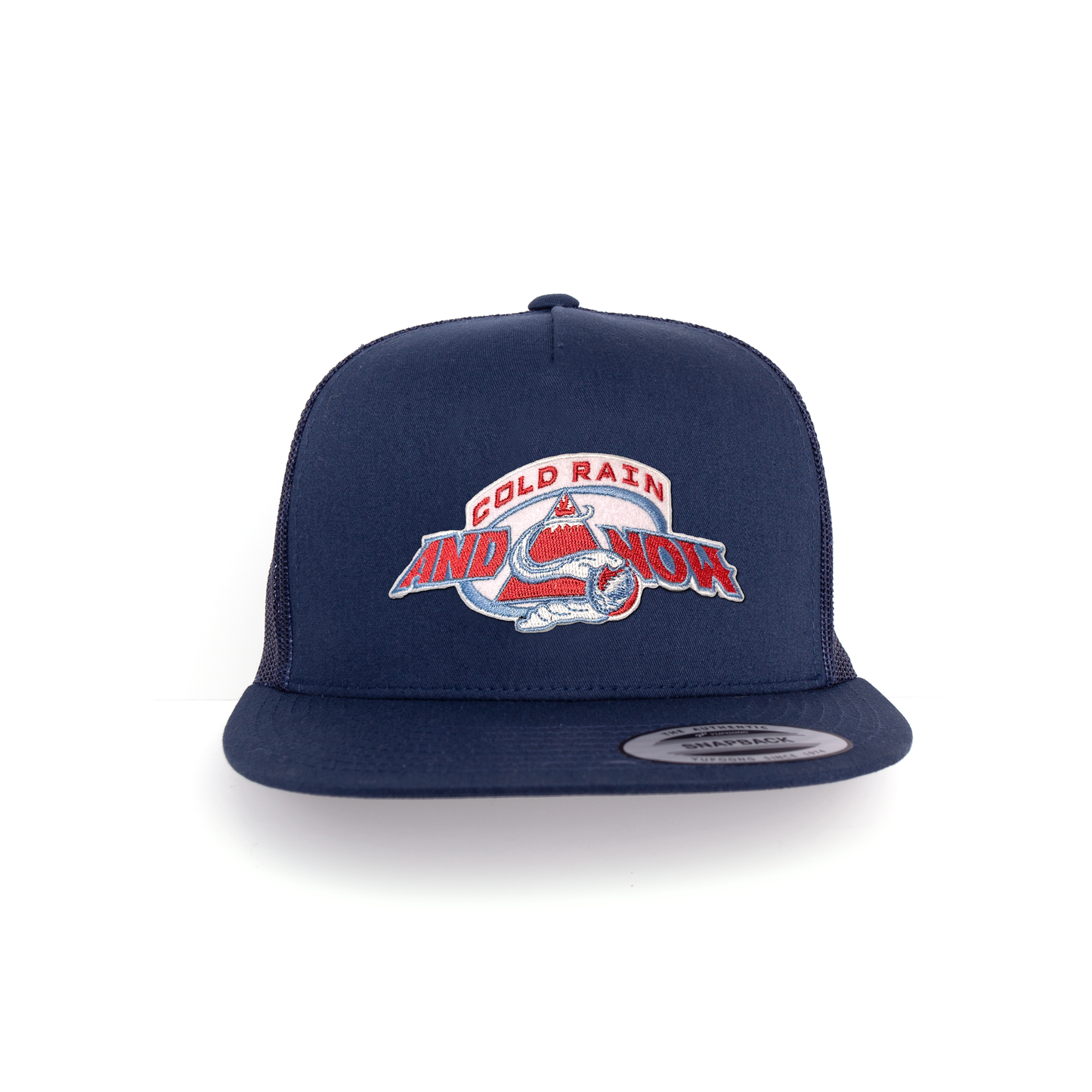 Dead / Colorado / Cold Rain & Snow Hockey Inspired 5 Panel Embroidered Patch Hat