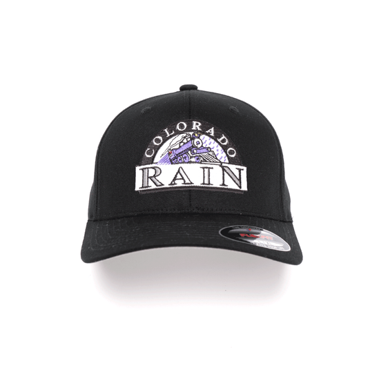 Dead / Colorado Rain Baseball Inspired Flexfit Embroidered Patch Hat
