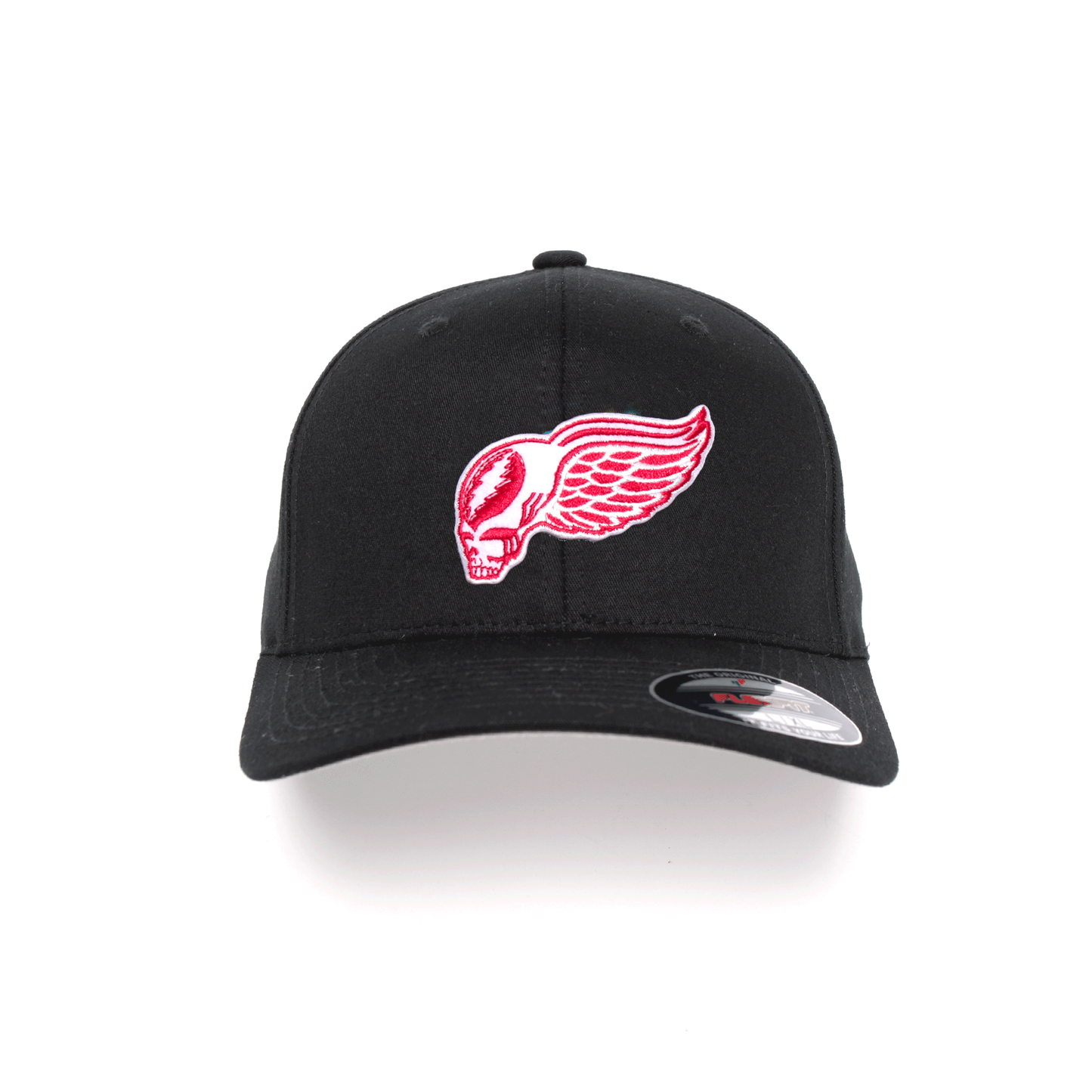 Dead / Detroit Hockey Inspired Flexfit Embroidered Patch Hat