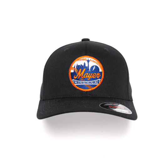Dead / New York #2 Baseball Inspired Flexfit Embroidered Patch Hat