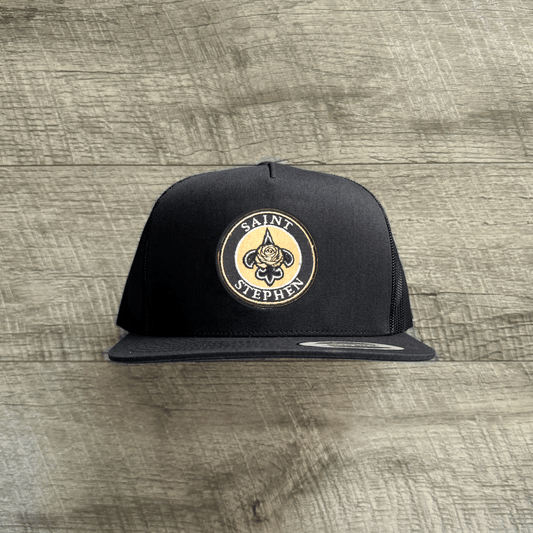 Dead / New Orleans Football / St. Stephen Inspired 5 Panel Embroidered Patch Hat