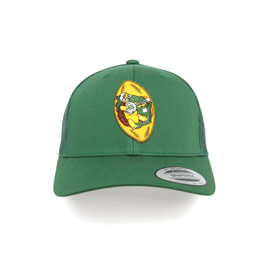 Dead / Green Bay Football Inspired Embroidered Patch Hat