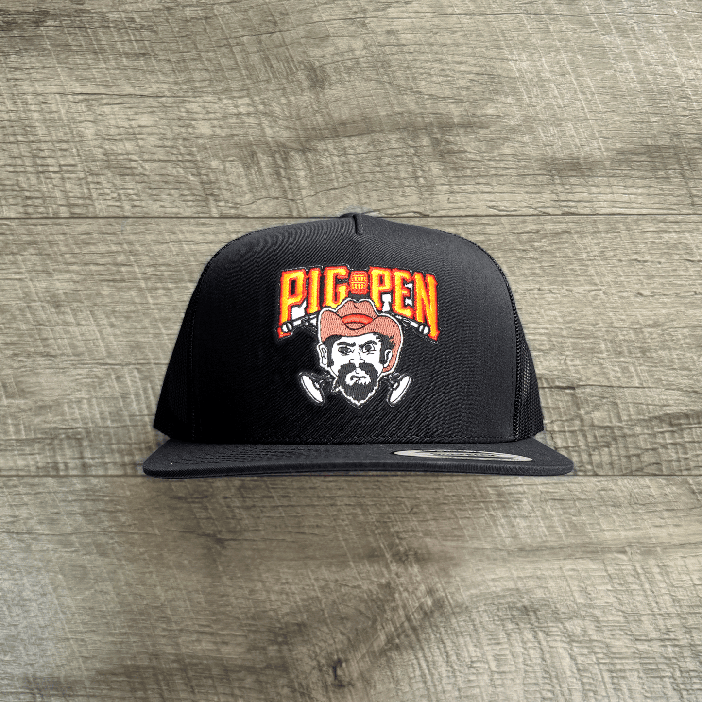 Dead / Pittsburgh Baseball / Pig Pen Inspired 5 Panel Embroidered Patch Hat